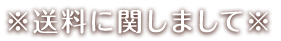 ※送料に関しまして※